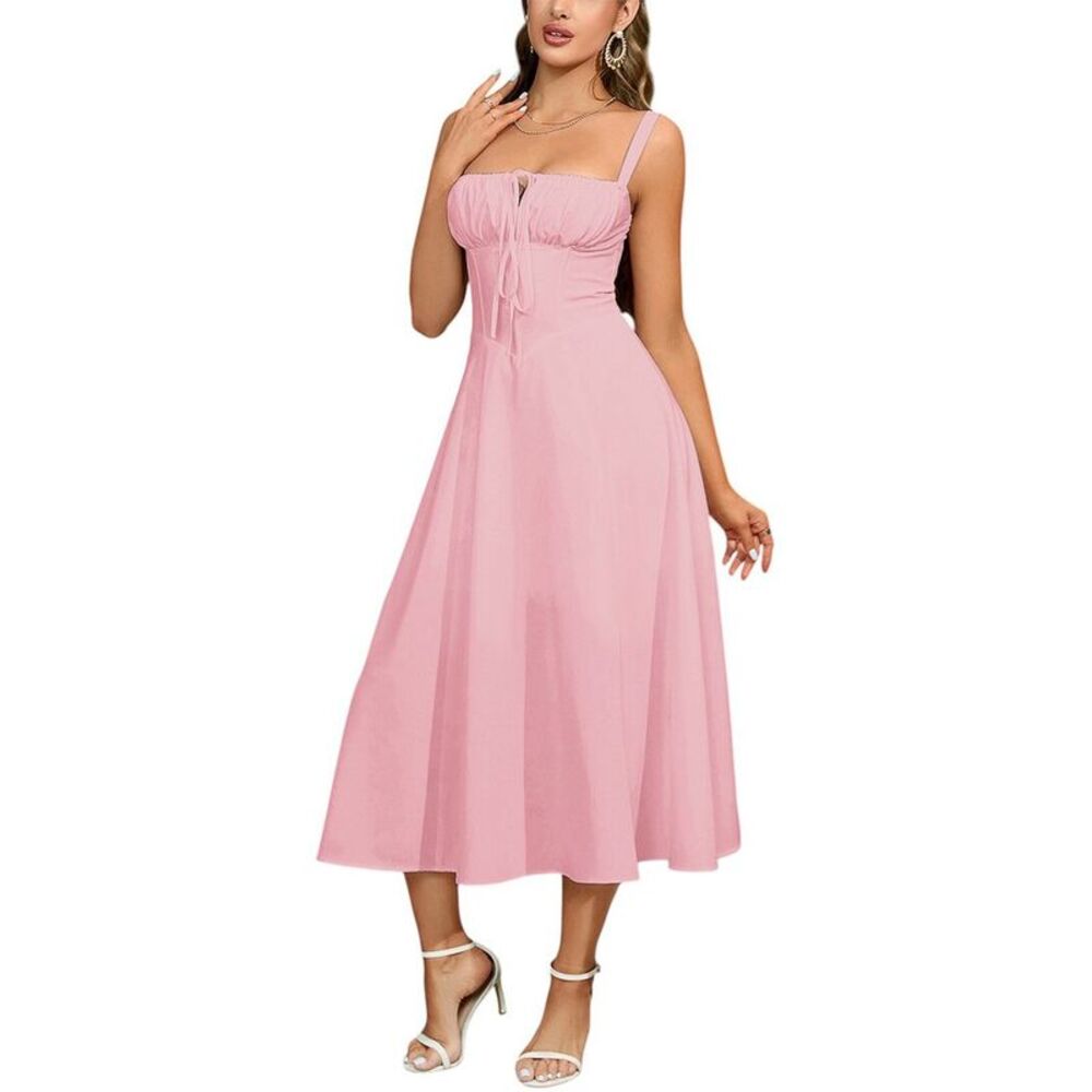 Amanda Royal Womens  Midi Dress